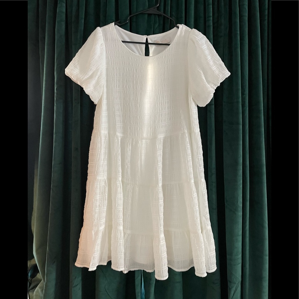White boutique dress